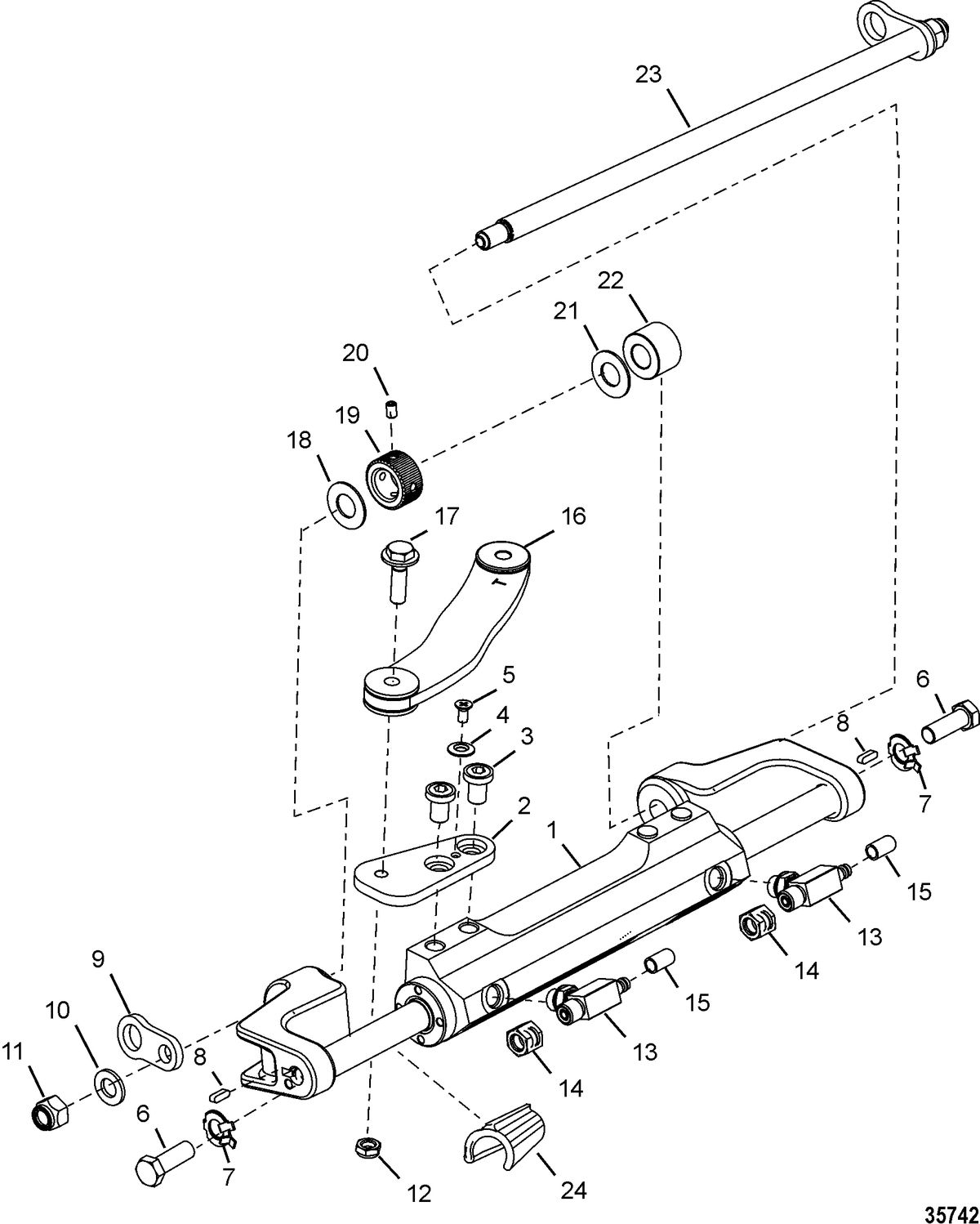 ACCESSORIES STEERING SYSTEMS AND COMPONENTS Steering Actuator Assembly(898349A05)