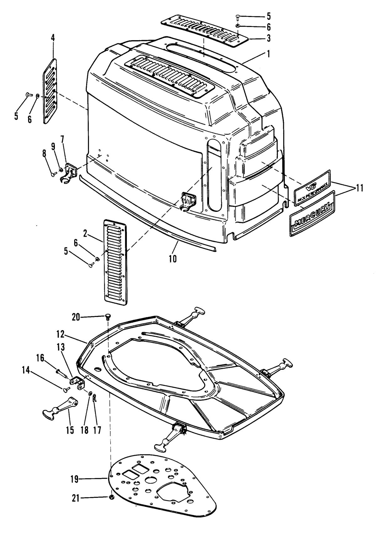 RACE OUTBOARD FORMULA 1 (CARBURETOR) COWLS