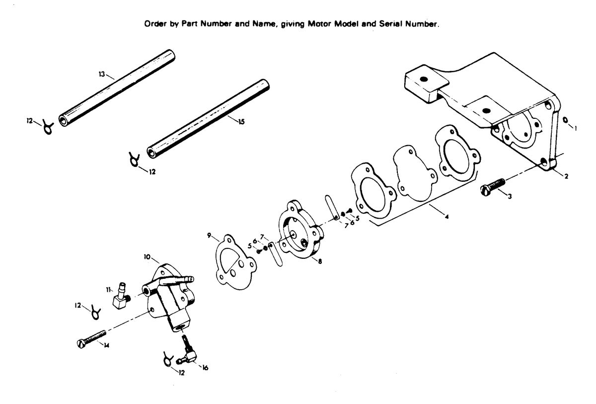 CHRYSLER 12 H.P. SAILOR FUEL PUMP
