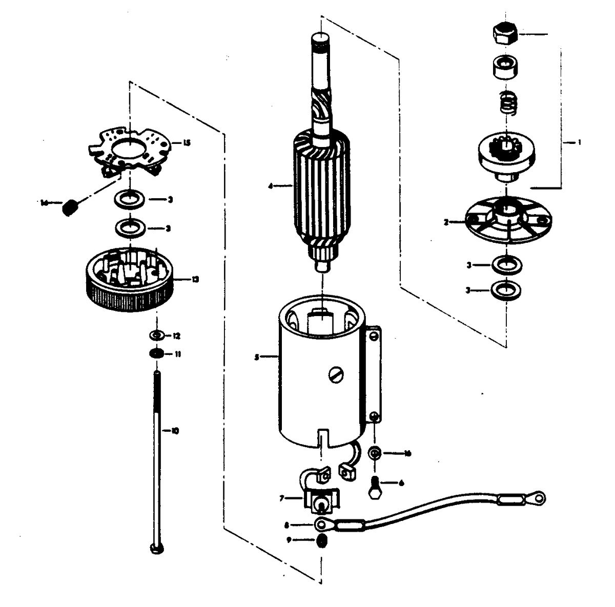 CHRYSLER 55 H.P. STARTER