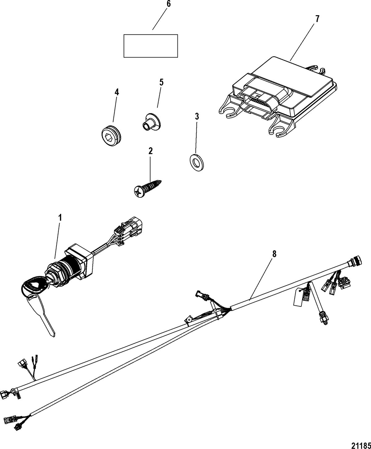 ACCESSORIES ELECTRICAL COMPONENTS AND HARNESSES Command Module Kit, Panel Mount-DTS