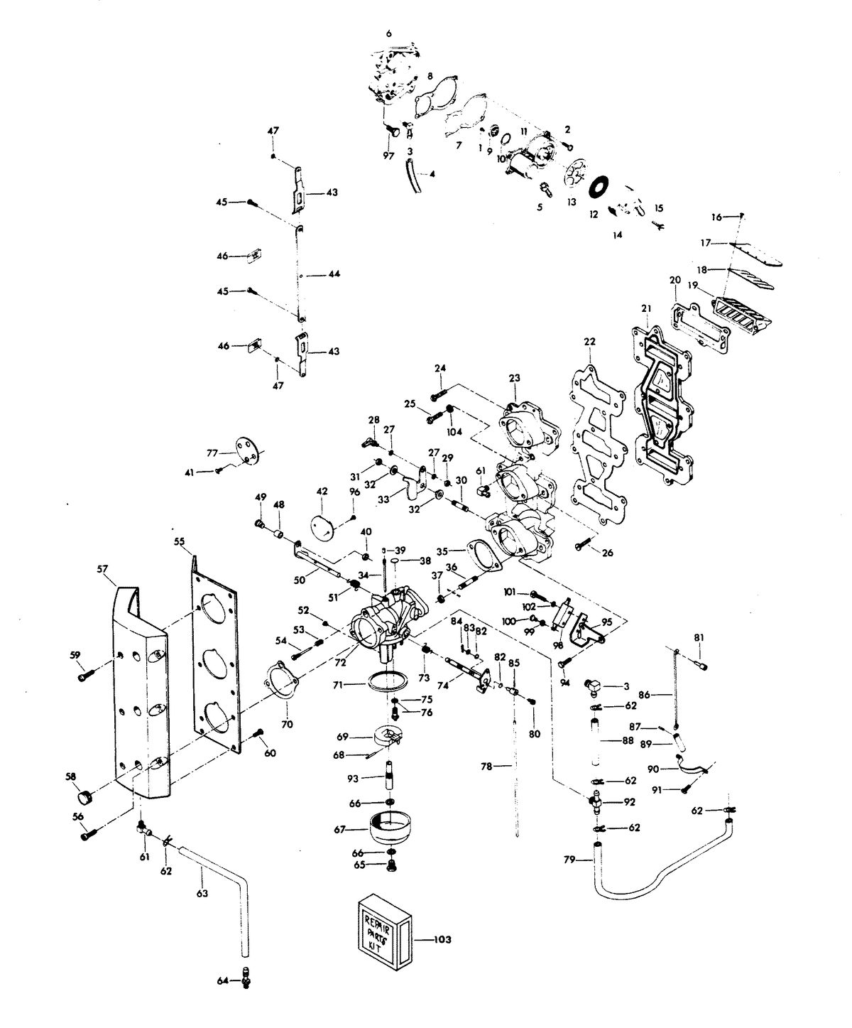 CHRYSLER 75 H.P. CARBURETOR