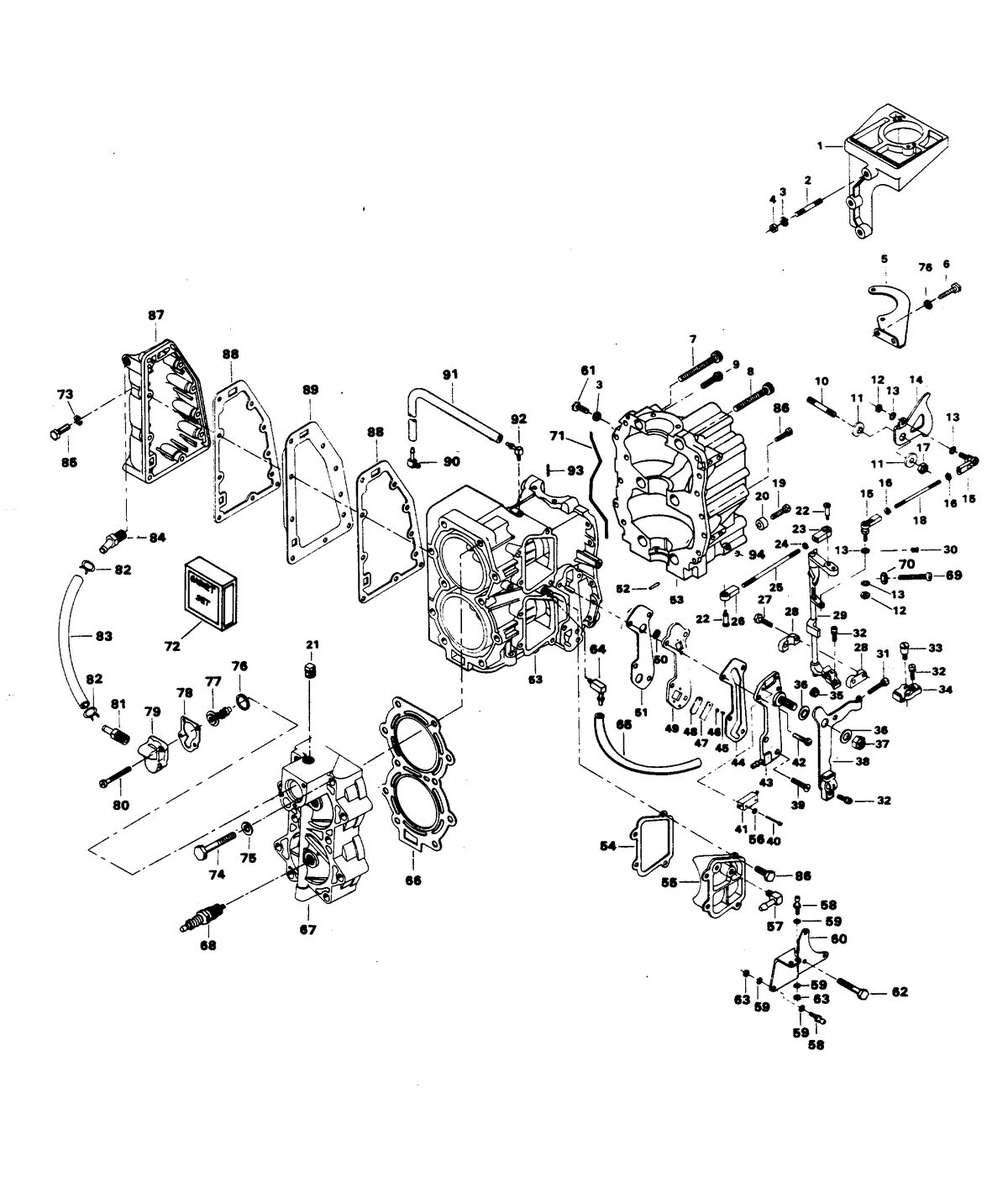 CHRYSLER 45 H.P. POWER HEAD