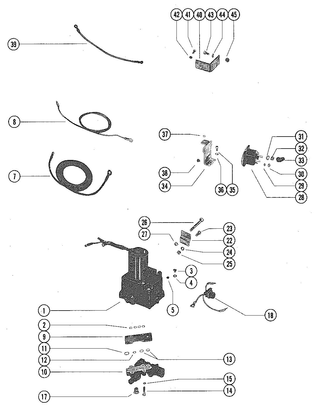 MARINER 140 HORSEPOWER HYDRAULIC PUMP AND CONTROL VALVE