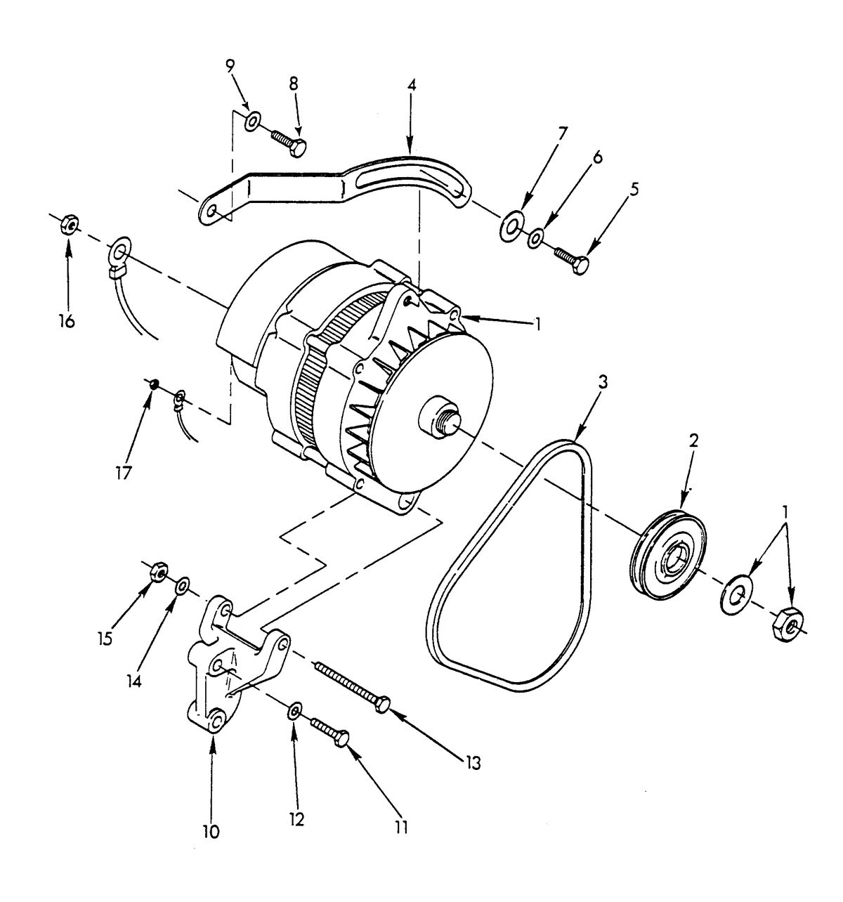 U.S. MARINE US MARINE 351 INBOARDS ALTERNATOR