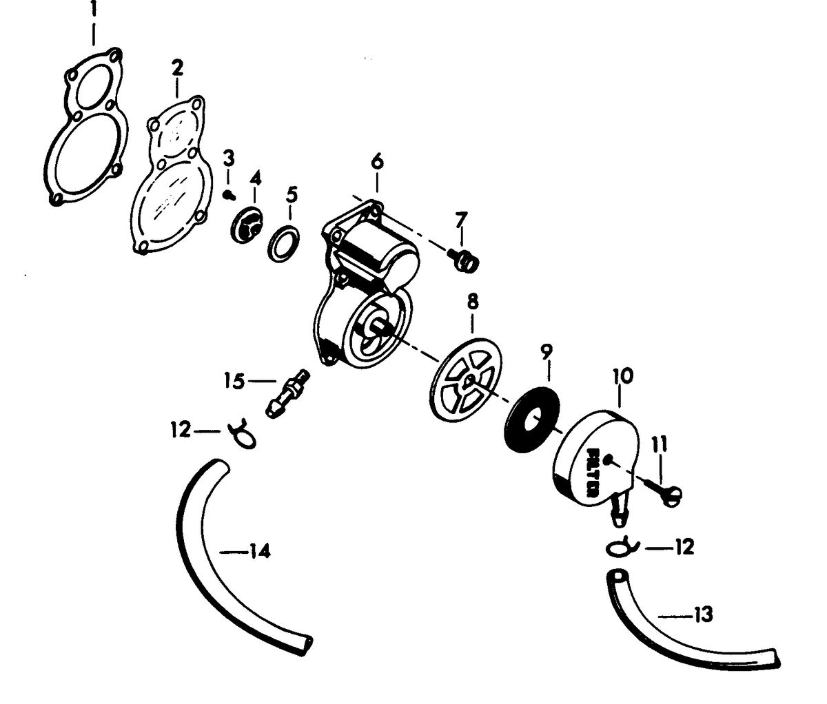 CHRYSLER 25 H.P. FUEL PUMP