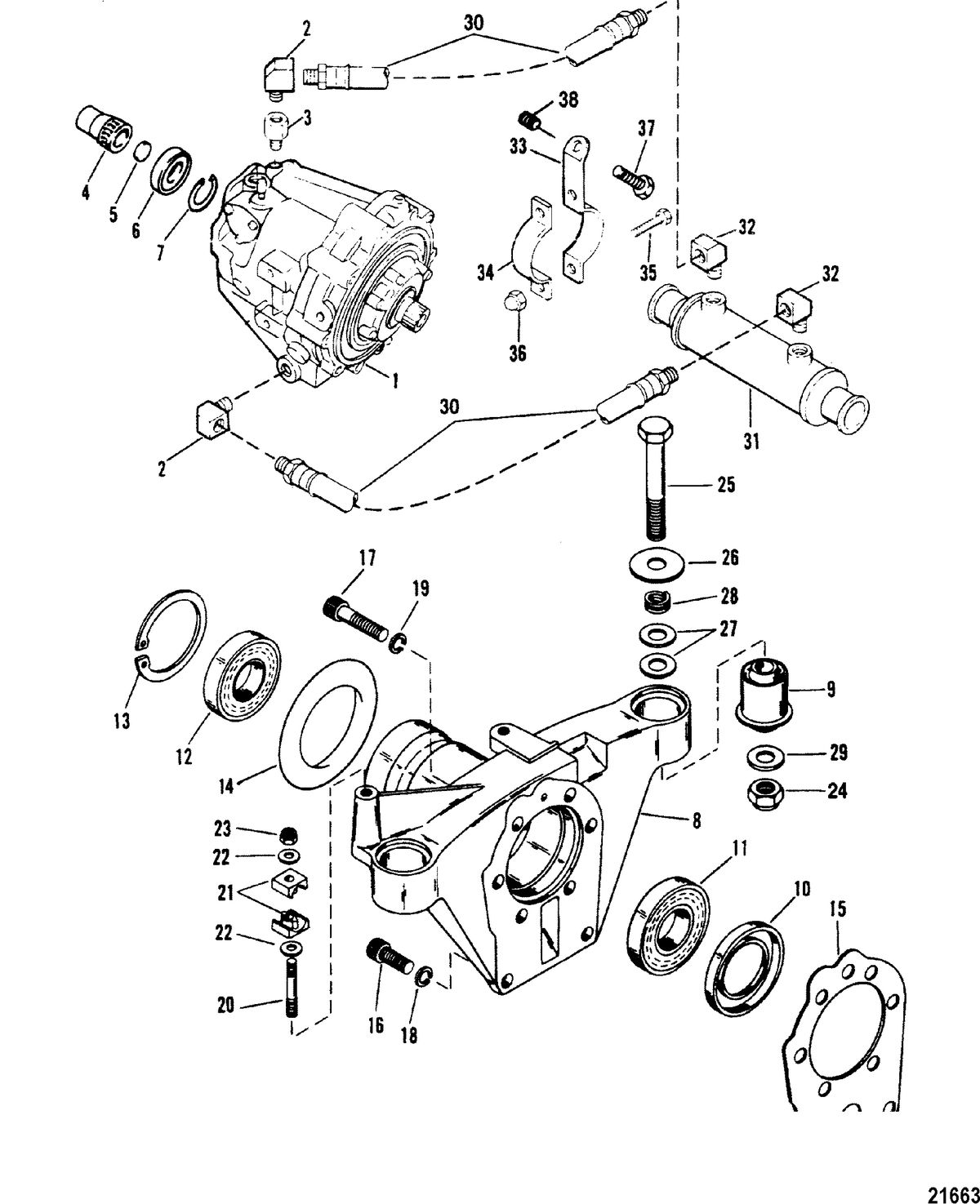 RACE STERNDRIVE 420 / 425 Transmission And Tailstock