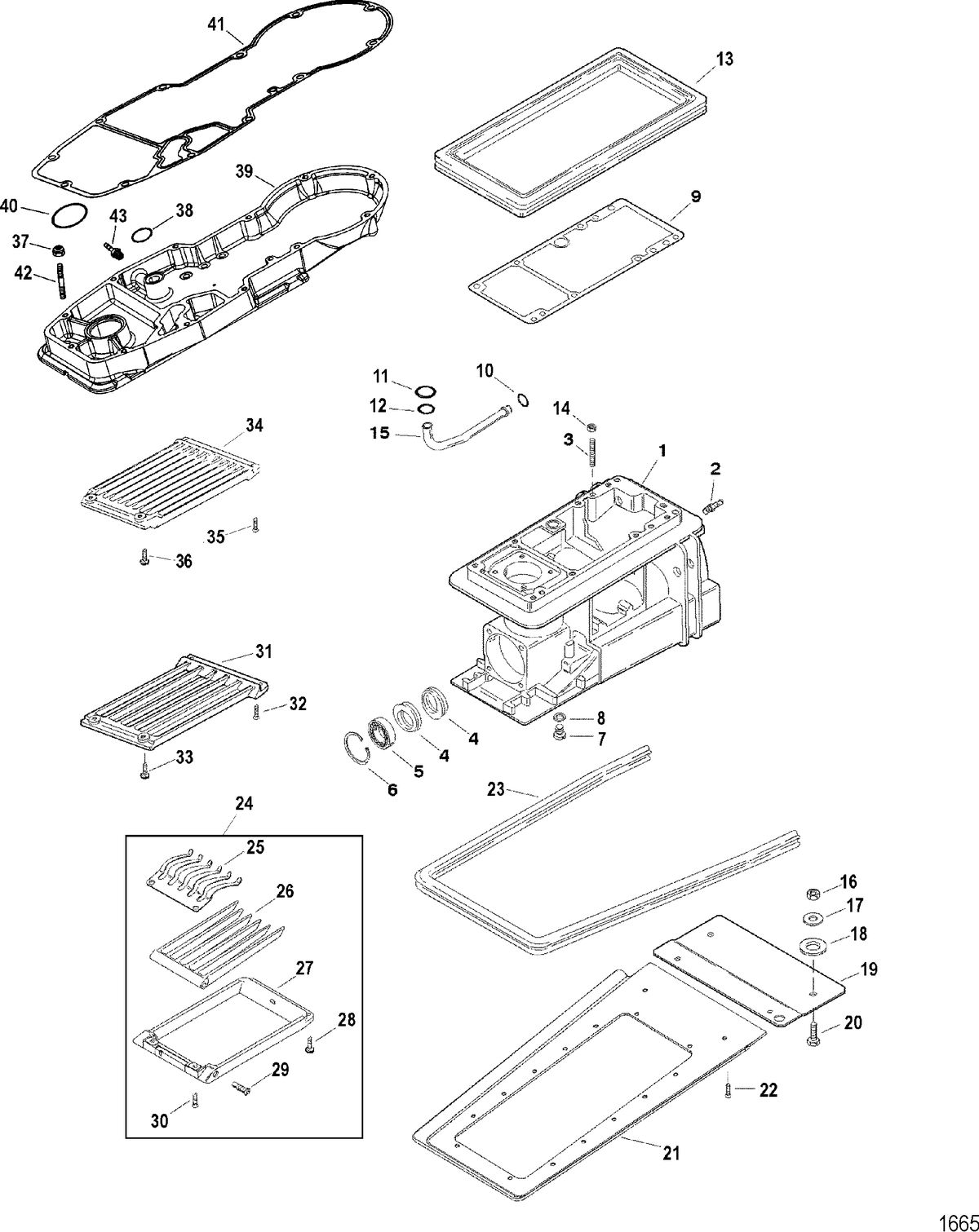 SPORTJET 250 DFI AND 250 DFI M2 JET DRIVE Jet Drive Housing Components