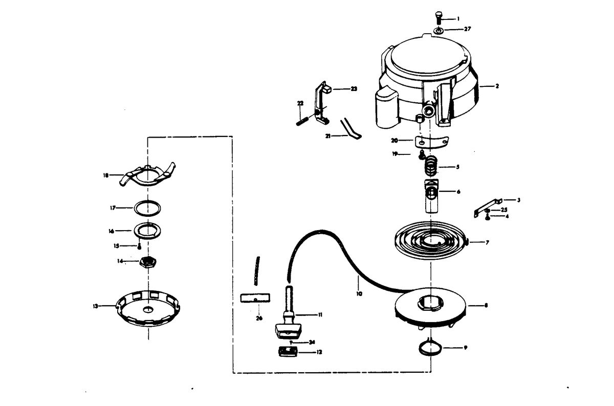 CHRYSLER 25 H.P. HAND STARTER