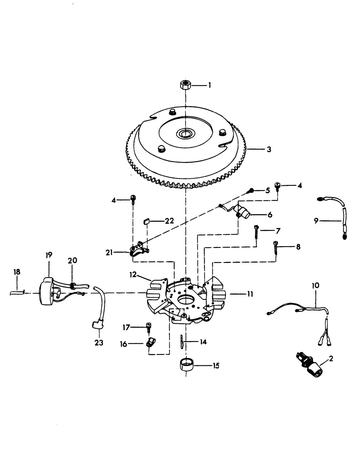 CHRYSLER 45 H.P. MAGNETO FOR MODELS 450 AND 451