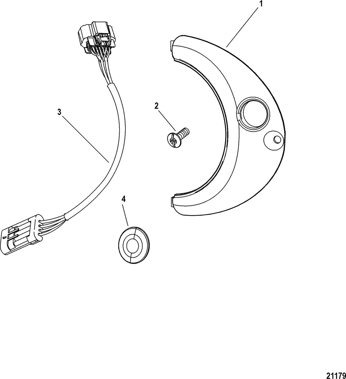 ACCESSORIES ELECTRICAL COMPONENTS AND HARNESSES On/Off Switch Kit, Hand Throttle