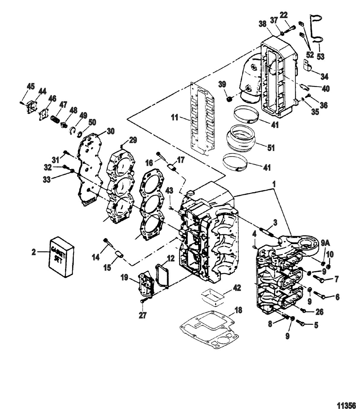 SPORTJET SPORT JET 90 Cylinder Block