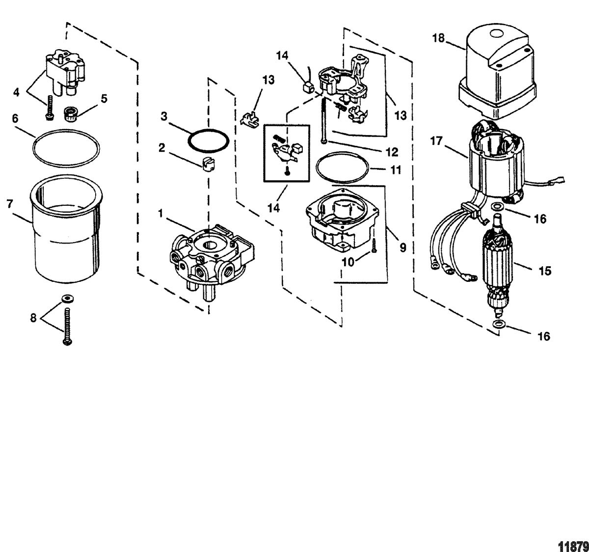 RACE OUTBOARD 300 PROMAX/SUPER MAGNUM (3.0L) Hydraulic Pump Assembly(Sportmaster)