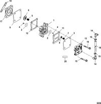 MERCURY/MARINER 135/140/150/200/XR6/MAGNUM III/140JET (2.5L)(CARB) Fuel Pump
