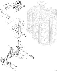 RACE OUTBOARD 2.5XS DFI (2.5L) Throttle Linkage