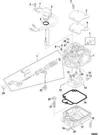 MERCURY 25 (4- STROKE) Carburetor