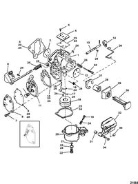 MERCURY/MARINER SEA PRO/MARATHON 15 H.P. Carburetor