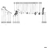 MERCRUISER 470 STERN DRIVE REVERSE LOCK VALVE ASSEMBLY