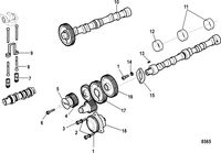 MERCRUISER CUMMINS/MERCRUISER DIESEL 2.8L-200/170 Camshaft