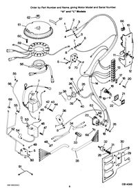FORCE FORCE 1986 85 H.P. ELECTRICAL COMPONENTS "A" AND "L" MODELS