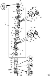 MARINER 15HP KEROSENE CRANKSHAFT AND PISTON