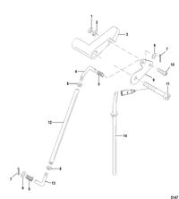 MERCURY/MARINER 20/25/JET 20 - 20/25 SEAPRO/MARATHON (2-STROKE) Jet Linkage