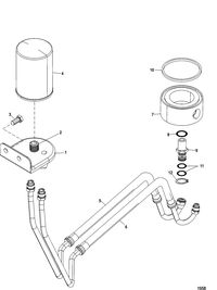 ACCESSORIES FUEL/OIL TANKS, LINES, FILTER KITS AND CORROSION Remote Oil Filter Kit(864990A 2)