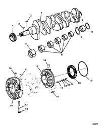 MERCRUISER D4.2L/200-LD CRANKSHAFT
