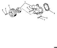 MERCRUISER CUMMINS/MERCRUISER DIESEL 3.0L/150 3.6L/180 Water Pump