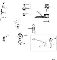 MERCRUISER 5.7L/LX 2BBL AND 4BBL TBI ALPHA/BRAVO SENDERS AND SENSORS