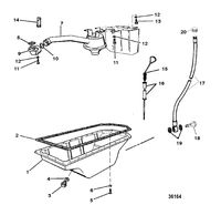 MERCRUISER D3.6L BRAVO DIESEL OIL PAN