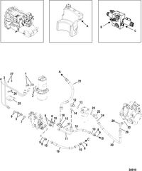 MERCRUISER ZEUS IH Hydraulic System, Port