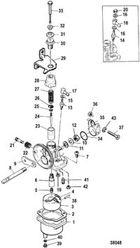 MARINER 2 HP CARBURETOR