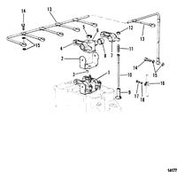 MERCRUISER CUMMINS/MERCRUISER DIESEL 3.0L/150 3.6L/180 Rocker Arm And Oil Lines