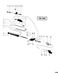 RACE STERNDRIVE 420 / 425 Power Steering Cylinder Assembly