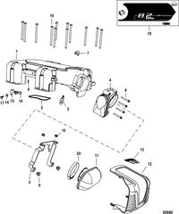 MERCRUISER 8.2 HO EC Throttle Body, Digital Throttle-Shift