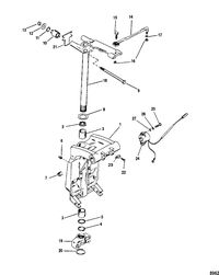MERCURY/MARINER 135 / 150 / 175 200(2.5L) XR4/MAGNUM II Swivel Bracket(Casting #1499-8710-7)