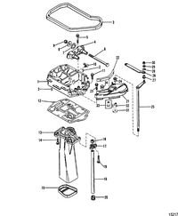 MERCURY/MARINER 75/90 HP (3 CYLINDER) Exhaust Plate