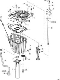 MERCURY/MARINER 75/90 (4-STROKE) Exhaust Plate