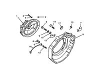 MERCRUISER 450 H.P. (454 CID) 7.4L ENGINE FLYWHEEL HOUSING (BRAVO DRIVESHAFT MODELS)