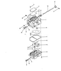 RACE OUTBOARD SST-140 (CARBURETOR) CARBURETOR ASSEMBLY