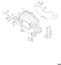 RACE STERNDRIVE 500 BULLDOG Flywheel Housing(Bravo)