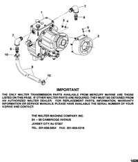 MERCRUISER 350 MAG (MPI)SKI Transmission(Walter V-Drive)