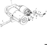 MERCRUISER 4.3L MPI ALPHA/BRAVO( 262 C.I.D. MULTI PORT INJECTION ) Starter Motor
