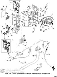 MERCURY/MARINER 40/50 /45 BODENSEE/50 BIGFOOT 4-STROKE ELECTRICAL COMPONENTS
