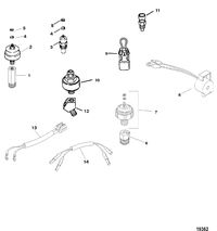 MERCRUISER 350/6.2L MAG MPI (MIE) (GEN+) Senders and Sensors