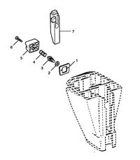 SEARS 15 H.P.  15" LEG OUTBOARD MOTOR THERMOSTAT
