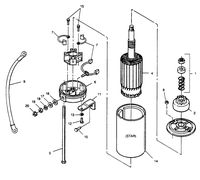 FORCE FORCE 120 H.P. "A" MODEL 1990 L-DRIVE STARTER