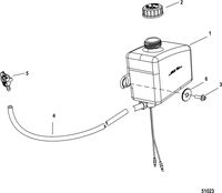 MERCRUISER 8.2L MAG / 8.2L MAG HO Drive Lube Reservoir Assembly(2A041665 & up)