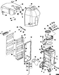 MERCURY/MARINER 200/225/250/200 PRO XS (3.0L)(MECHANICAL) Air Handler 200/225/200 Pro XS